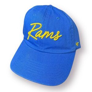 Los‎ Angeles Rams '47 Women's Snapback Hat Vocal Clean Up Adjustable Hat - Royal